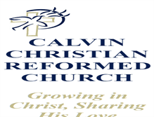 Tablet Screenshot of calvin-crc.org